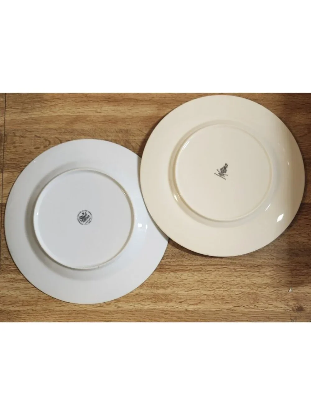 Mismatched Fine China Dinner Plates Gold Rims 10.25-11